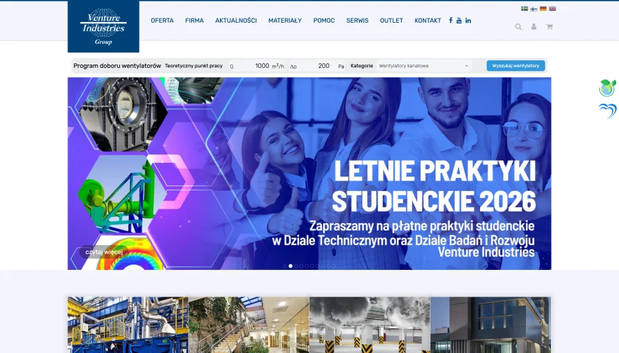 Venture Industries &mdash; Home page