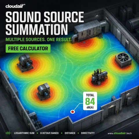 Sound source summation calculator
