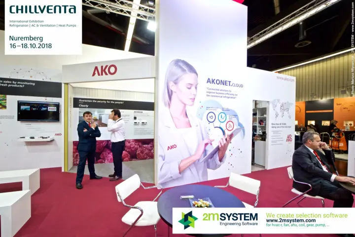 AKONET.cloud wall and "Guarantee the security" booth at AKO