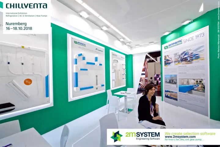 Artiplastic "Since 1973" panel beside illuminated trunking display boards