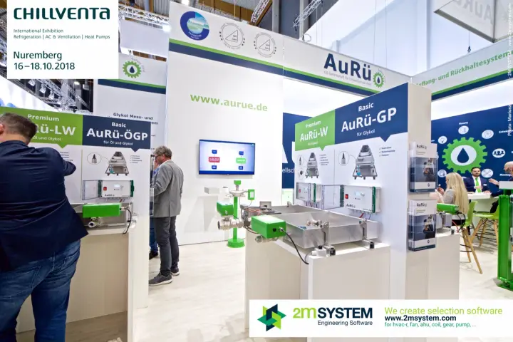 AuRü collection trays with sensors: AuRü-W, AuRü-GP and AuRü-ÖGP at Chillventa 2018