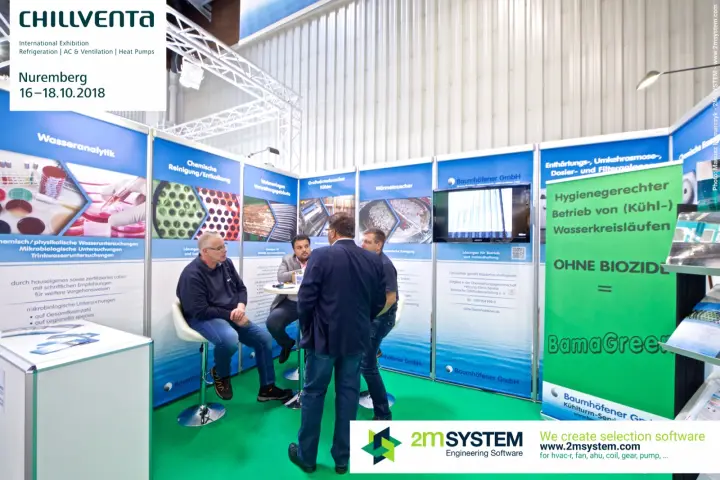 Baumhöfener water analysis and chemical cleaning panels with a meeting table