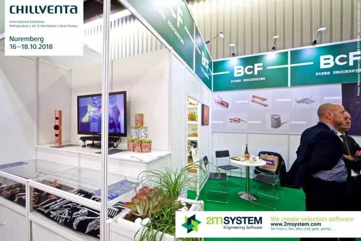 BcF Pipes Processing showcase of copper tube assemblies at Chillventa 2018