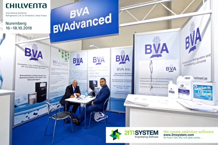 BVA stand for refrigeration and air conditioning lubricants at Chillventa 2018