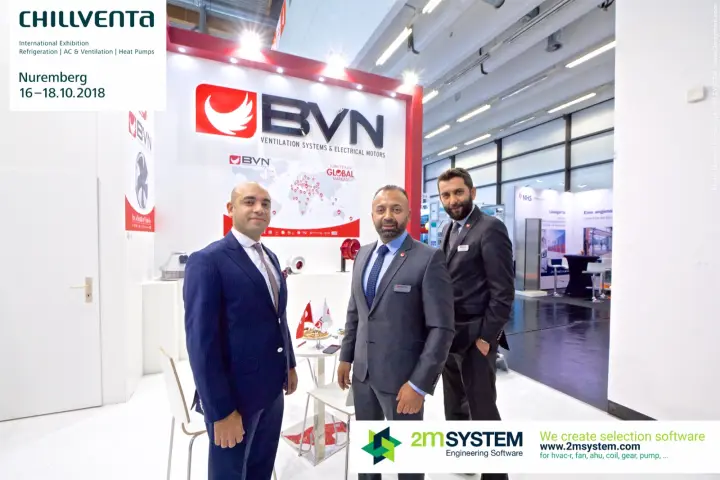 BVN representatives posing beside the world map graphic