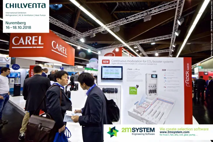 Carel pRack multi DC panel on modulation for CO2 booster systems