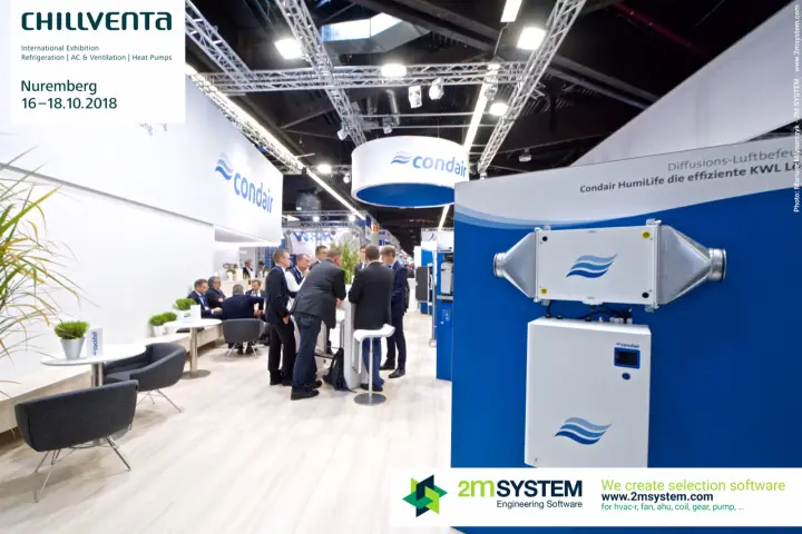 Condair HumiLife diffusion humidifier for ventilation units at Chillventa 2018