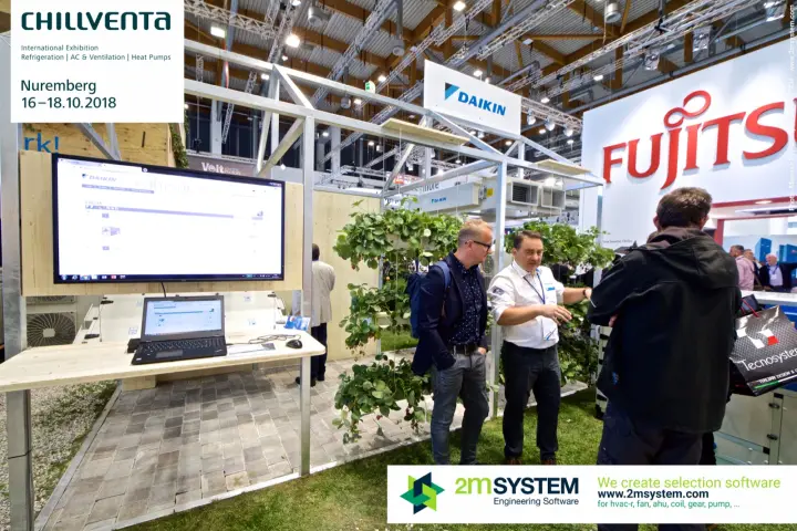 Daikin software demo station among hanging strawberry plants