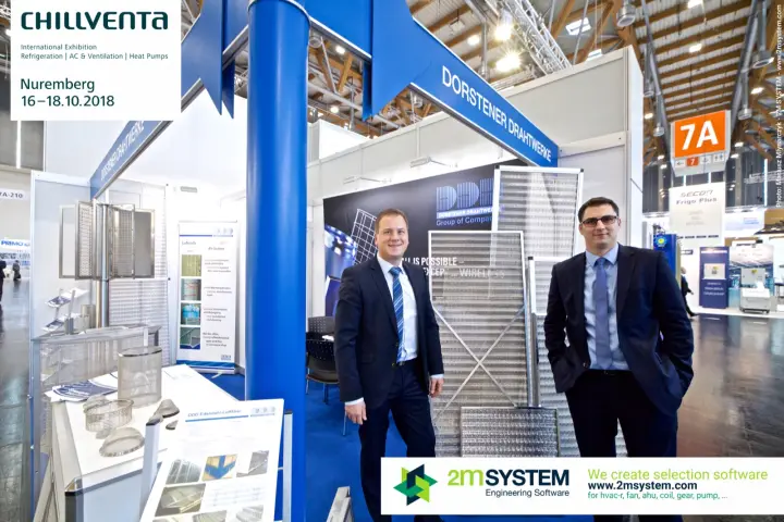 Dorstener Drahtwerke stand with stainless wire mesh air filters