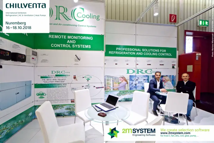 DRC Cooling stand with remote monitoring and refrigeration control systems