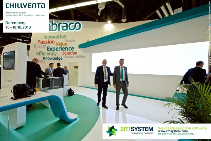 Embraco food service counter and wide LED wall