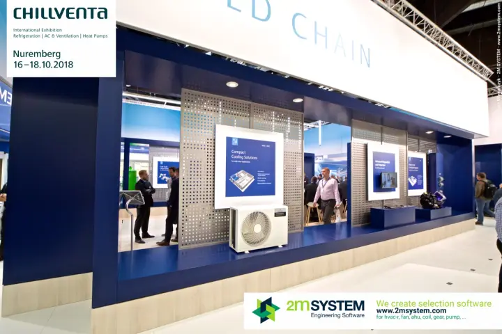 Emerson Cold Chain showcase with compact condensing unit