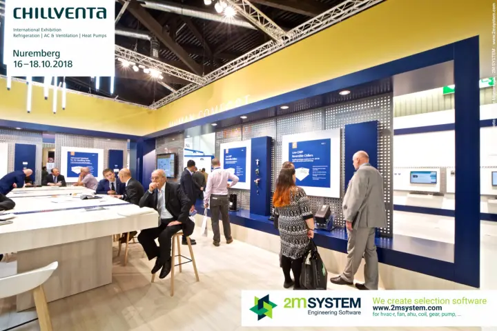 Emerson Human Comfort zone with low-GWP reversible chiller panels at Chillventa 2018