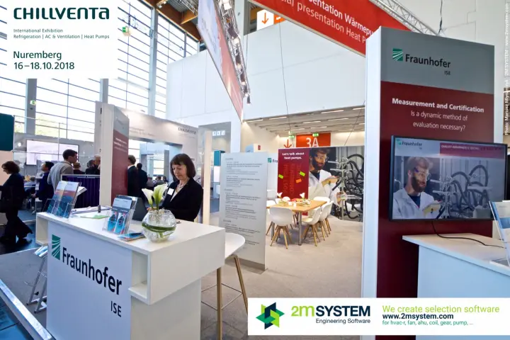 Fraunhofer ISE counter at the heat pump special presentation