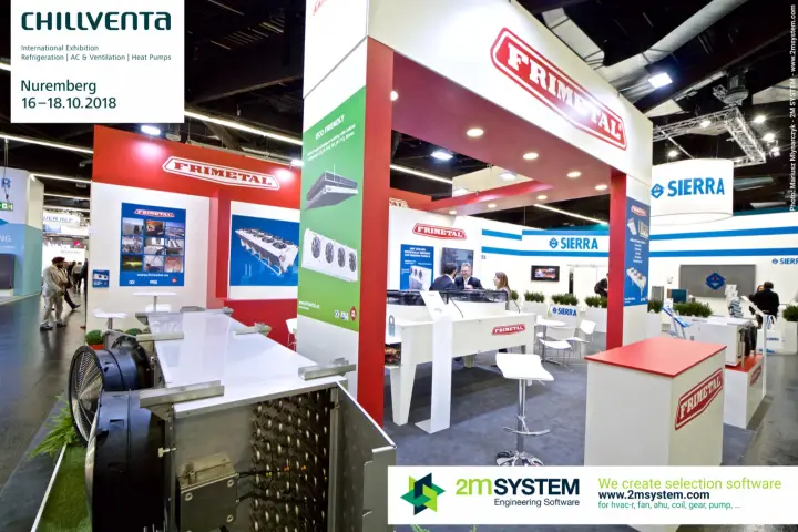 Frimetal stand with stainless unit cooler and red portal