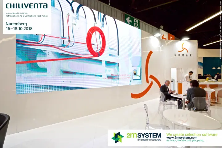 Gomax LED wall animation showing hose assembly on a receiver