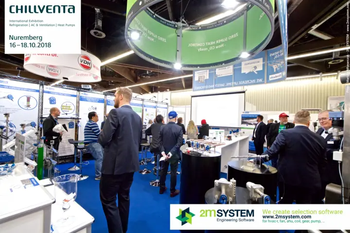 HB Products stand with Zero Super Heat Control ring and poster walls at Chillventa 2018
