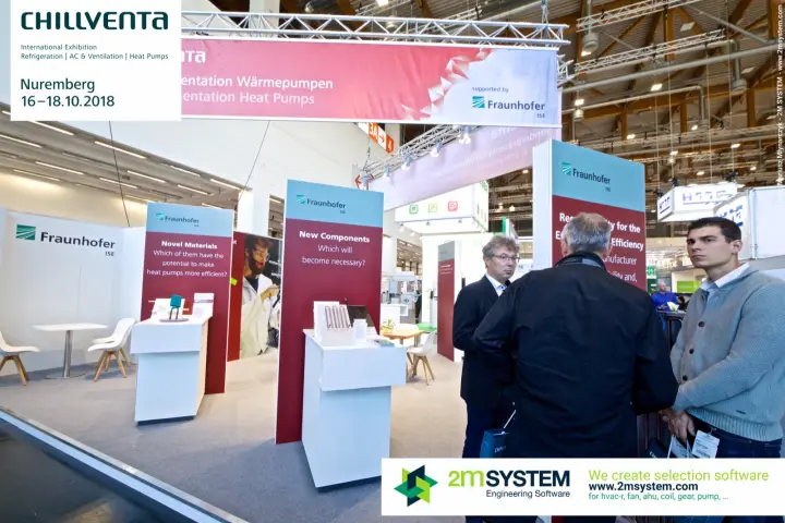Heat pump special presentation supported by Fraunhofer ISE at Chillventa 2018
