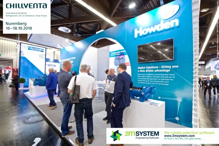 Howden screw compressor under the "Digital Solutions" panel