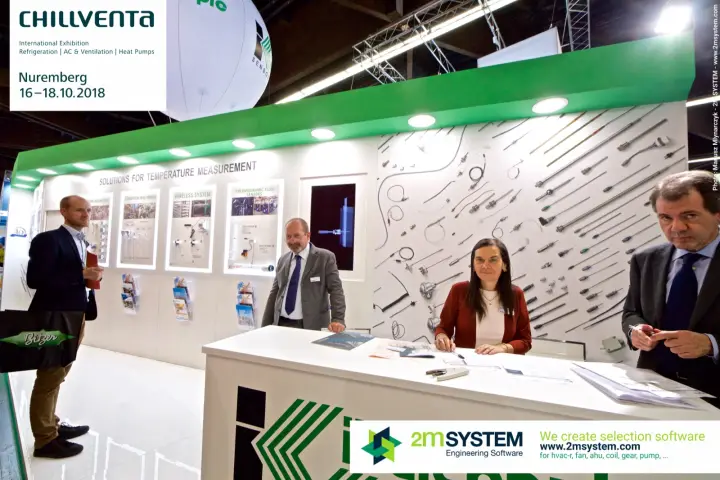 Italcoppie staff at the counter in front of a wall of temperature probes
