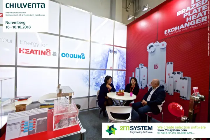 Kaori brazed plate heat exchangers with a water-tank demonstration
