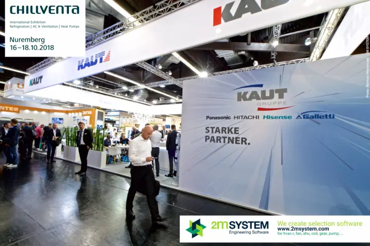 Kaut stand wall with "STARKE PARTNER." slogan and partner brands