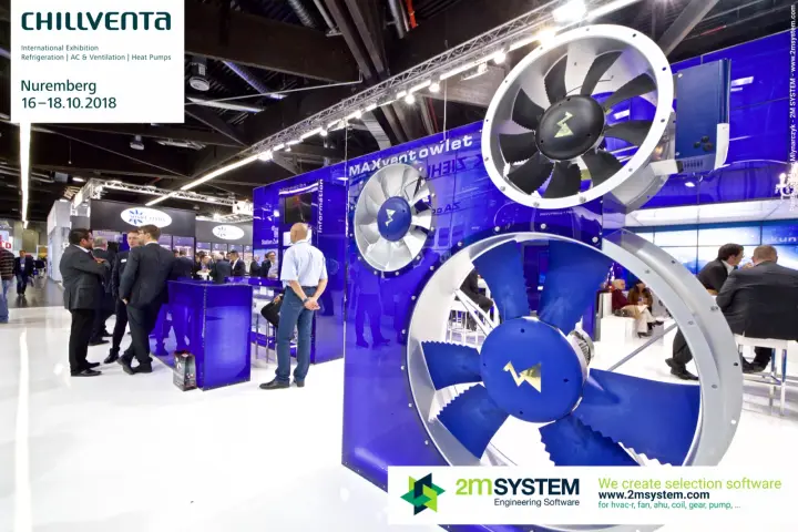 MAXvent owlet axial fans mounted on a blue Ziehl-Abegg panel