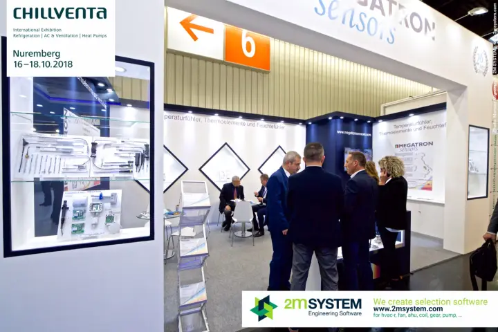 Megatron Sensors stand with wall showcase of probes and sensor boards