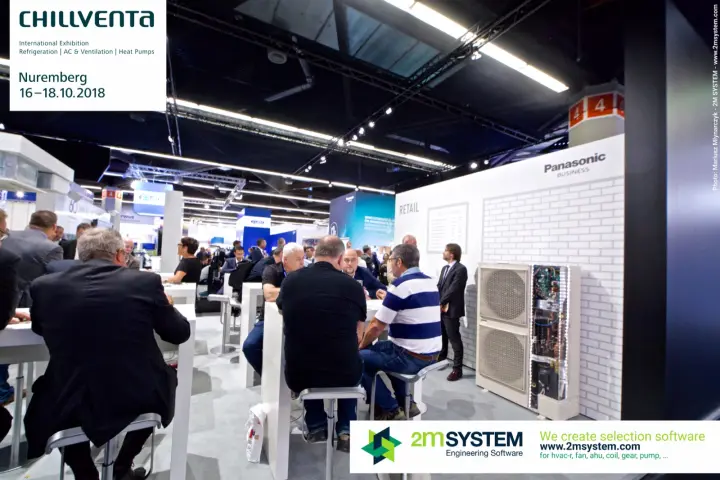 Panasonic Business retail zone with opened outdoor unit at Chillventa 2018