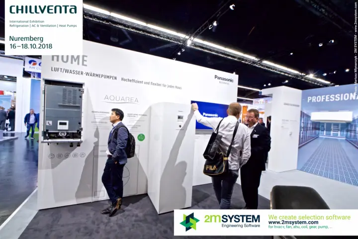 Panasonic HOME zone with Aquarea air-to-water heat pump units at Chillventa 2018