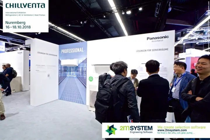 Panasonic PROFESSIONAL area on cooling solutions for server rooms at Chillventa 2018