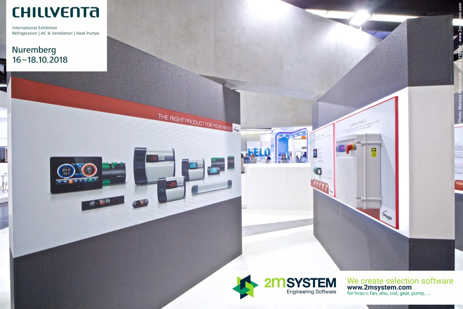 Pego controllers and control panels under The Right Product for Your Needs at Chillventa 2018