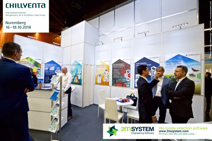 Pewatron shell-scheme stand with sensor and leakage detection posters