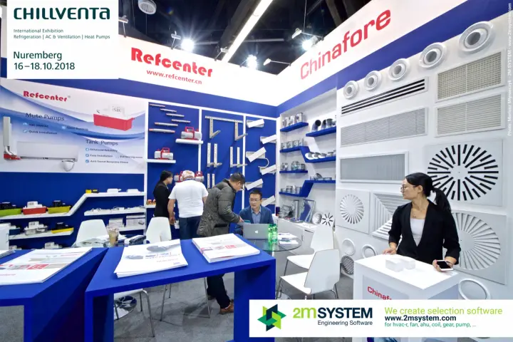Refcenter condensate pumps and Chinafore diffusers on a shared stand