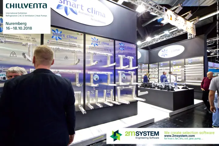 Smart Clima wall of outdoor unit brackets including Keplero and Giotto