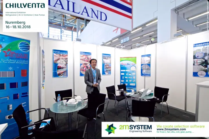 Star Holding Group roll-up with heat exchanger coils and production posters