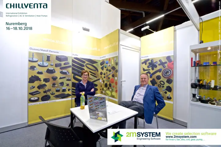Stoeffl shell-scheme stand with rubber-metal element graphics