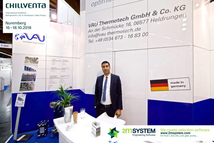 VAU Thermotech counter with plate heat exchanger samples
