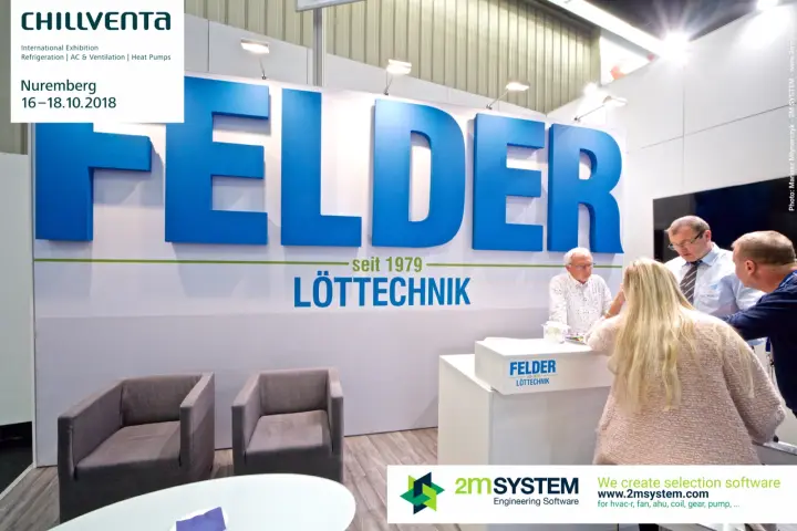 Visitors in conversation at the Felder Löttechnik counter