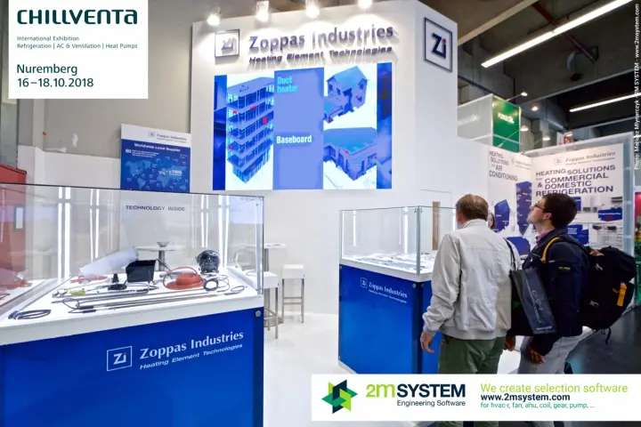 Zoppas Industries heating elements in glass display cases