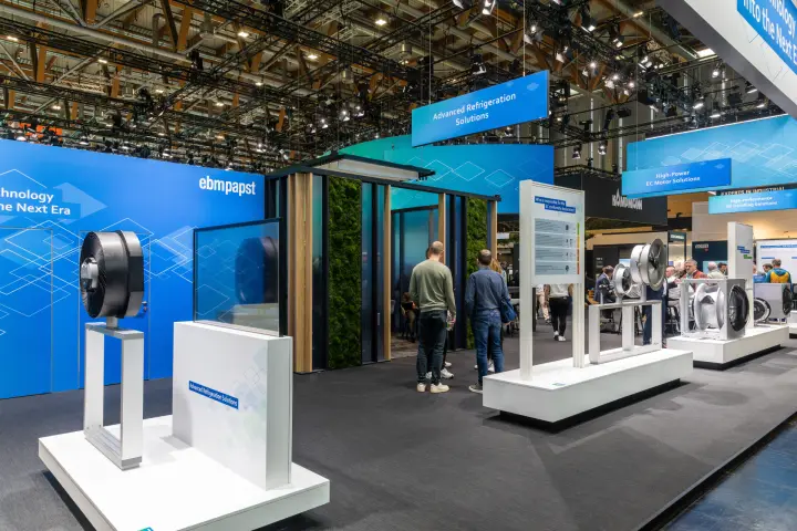 Advanced Refrigeration Solutions zone on the ebm-papst stand at Chillventa 2026
