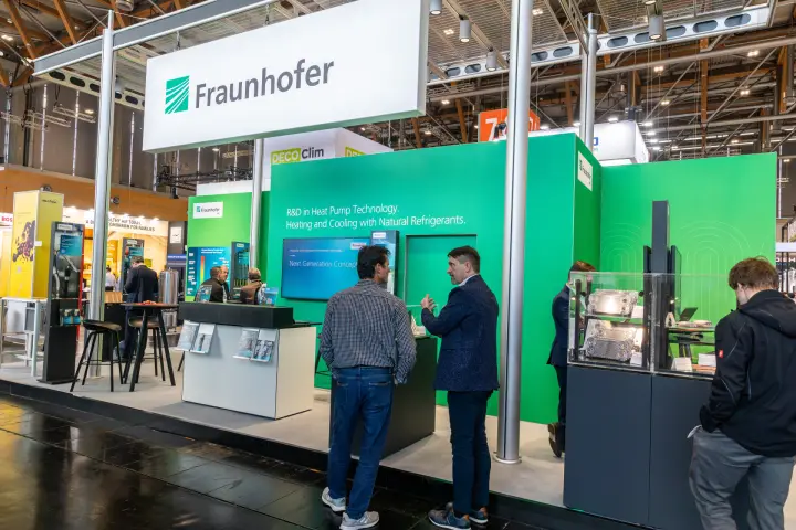 Fraunhofer stand on R&D in heat pump technology