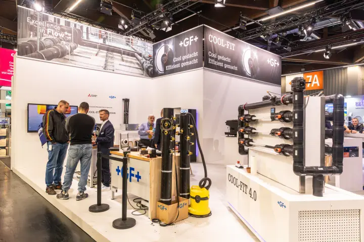GF+ COOL-FIT 4.0 piping display and workbench