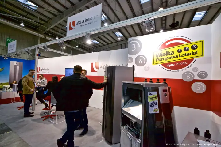Alpha Innotec heat pumps and Wielka Pompowa Loteria lottery graphic