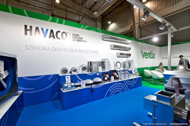 Havaco heating, ventilation and air conditioning range on display at Forum Wentylacja 2016