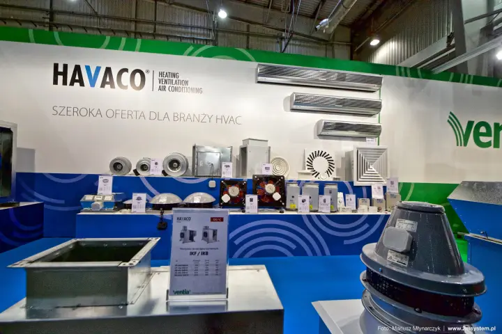 Havaco IKF / IKB kitchen extract fan sign and roof fan at Forum Wentylacja 2016