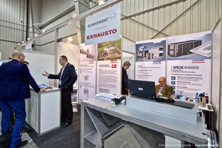 Klimatwent stand as exclusive Polish partner of Exhausto with VEX units
