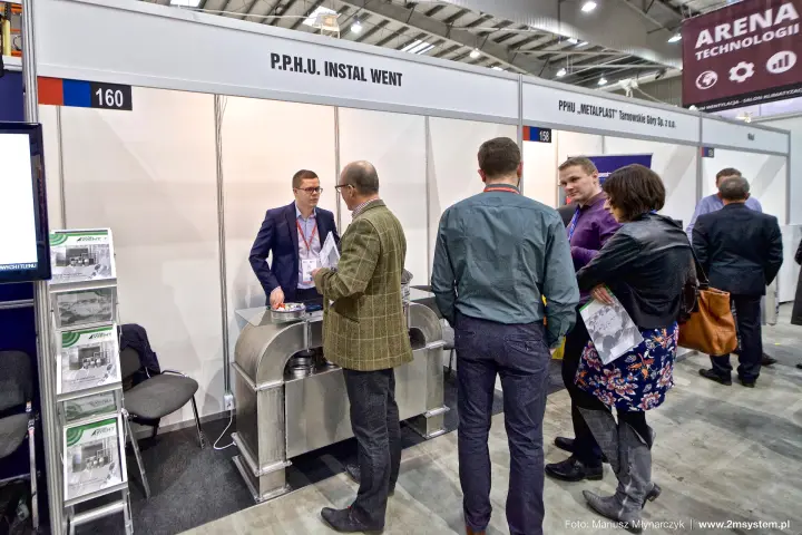 P.P.H.U. Instal Went stand 160 with stainless steel ventilation elements