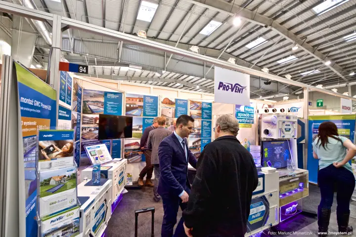 Pro-Vent stand with heat recovery units and GWC Provent-GEO ground exchanger
