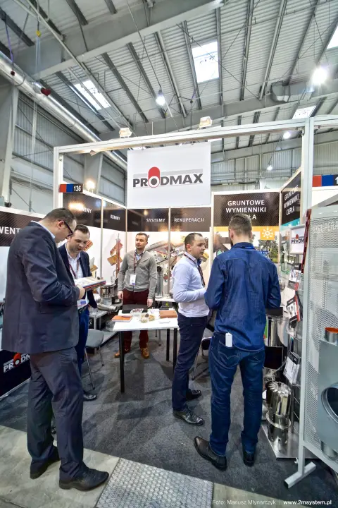 Prodmax stand 136 with chimney systems and ground heat exchangers at Forum Wentylacja 2016